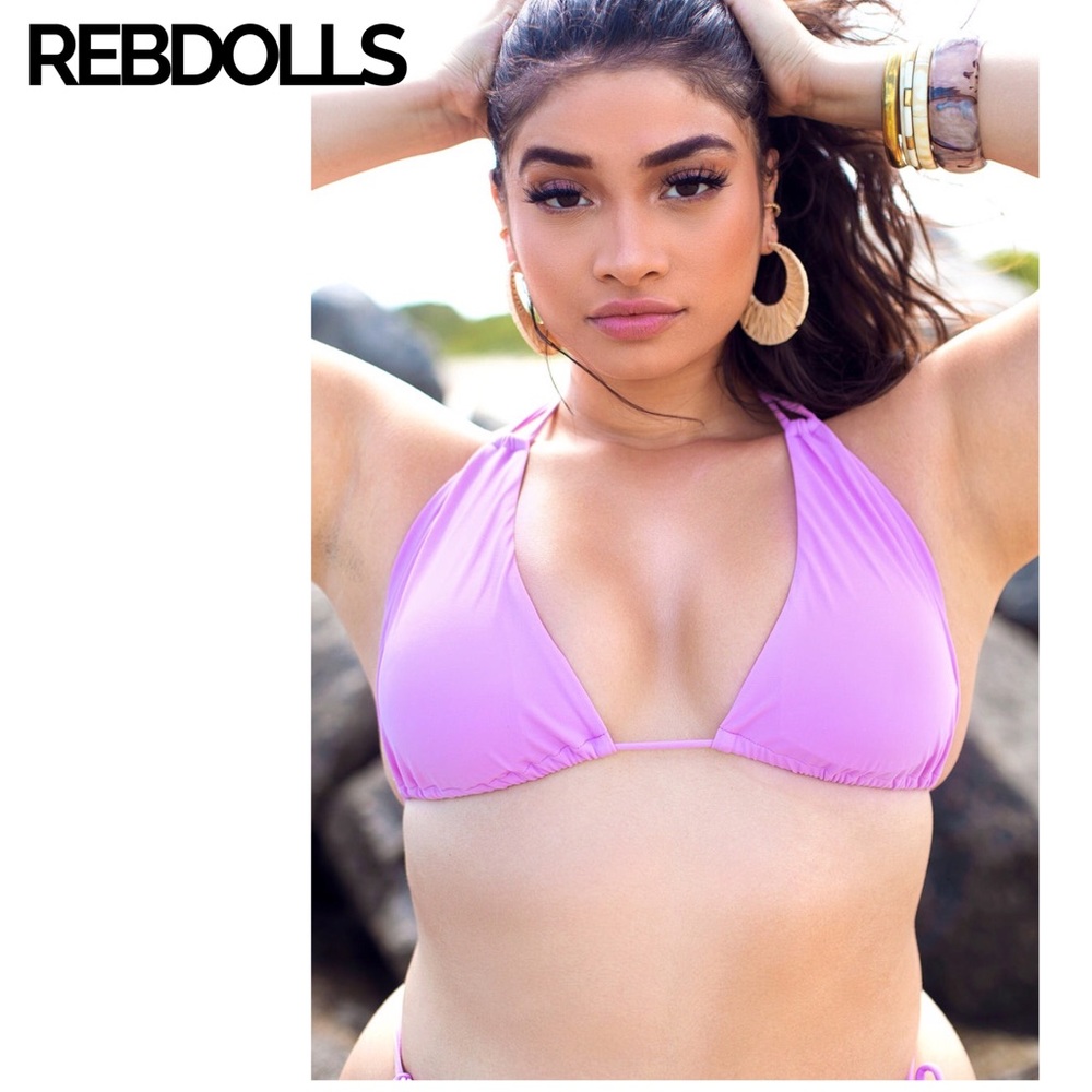 Rebdolls Can’t Tie Me Down Strappy Bikini Top